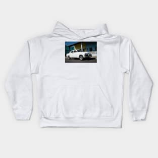 American car from the 50's in Havana, Cuba Kids Hoodie